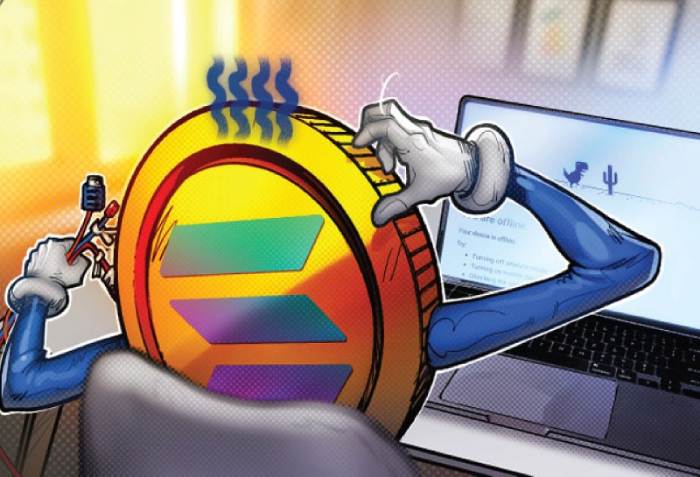 قطع شبکه و کاهش قیمت سولانا