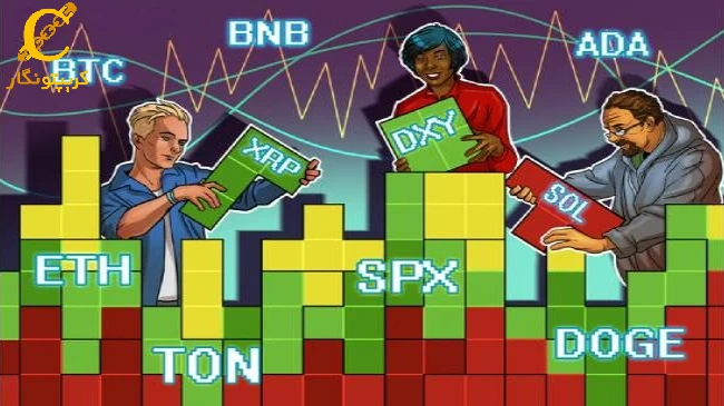 تحلیل SPX، DXY، BTC، ETH، BNB، SOL، XRP ،TON DOGE، ADA