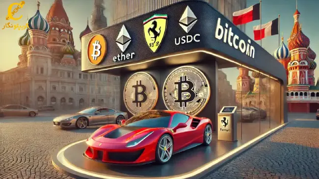 خرید فراری با ارز دیجیتال برای اولین بار در اروپا