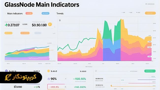 اندیکاتورهای اصلی گلس نود Glassnode