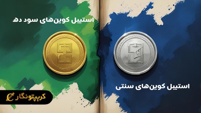 تفاوت بین استیبل‌ کوین‌های سود ده و استیبل کوین‌های سنتی