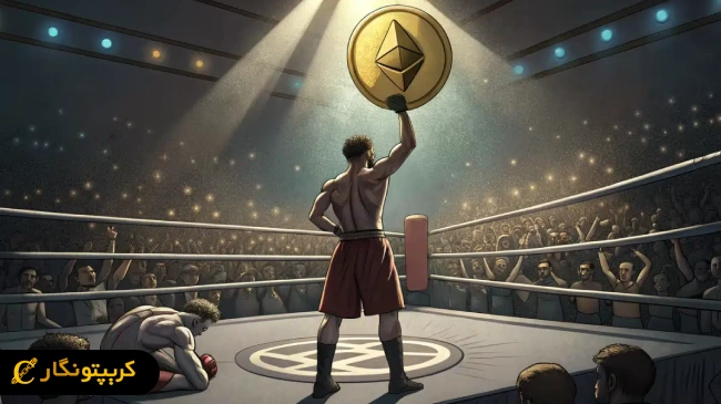 رشد شگفت انگیز اتریوم در مقایسه با بیت کوین!