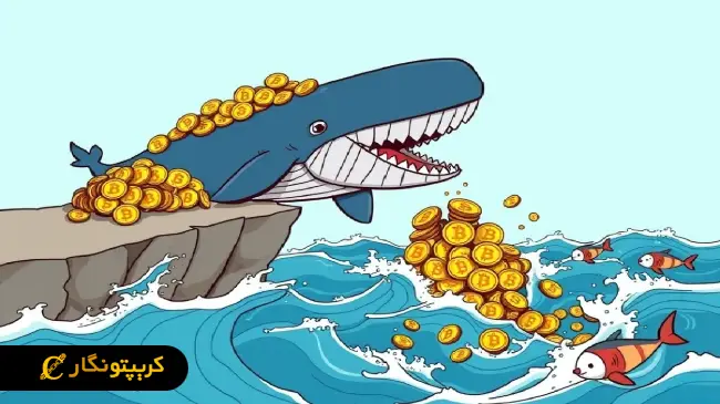 فروش بیت کوین توسط نهنگ ها، زلزله‌ای در بازار کریپتو
