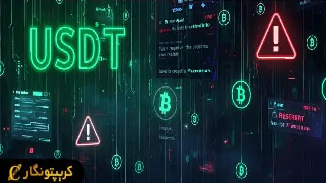 کلاهبرداری تتر با ایردراپ تقلبی