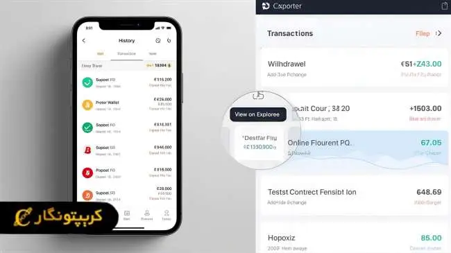 نحوه یافتن هش تراکنش در کیف پول و صرافی ارز دیجیتال
