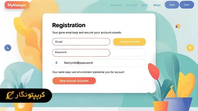 ثبت نام کیف پول mykeepin