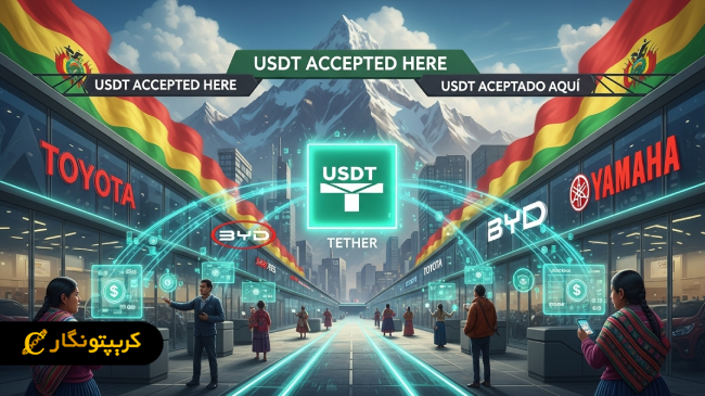 پذیرش پرداخت USDT توسط خودروسازان بزرگ در بولیوی