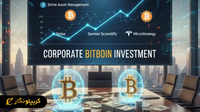 رشد سرمایه گذاری شرکتی در بیت کوین طی ماه‌ اخیر