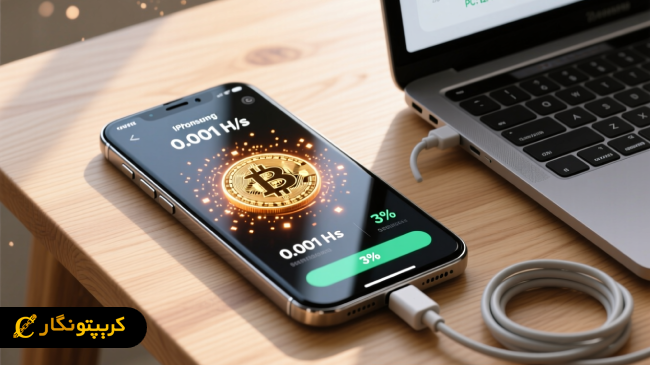 استخراج ارز دیجیتال با موبایل