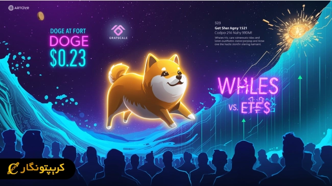 نبرد دوج کوین روی سطح حمایتی 0.23 دلار!