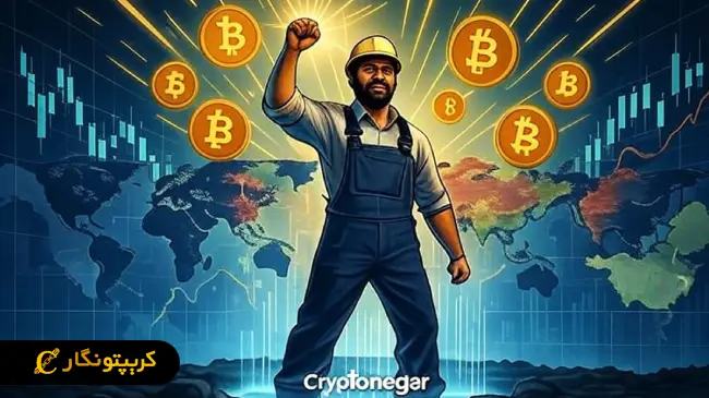 جهش سهام استخراج بیت کوین پس از تهدید ترامپ 