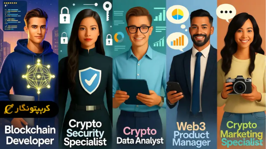 ۵ شغل پردرآمد کریپتو در سال ۲۰۲۵