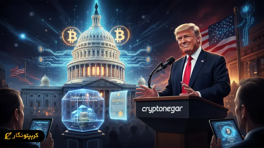 ترامپ وعده داد آمریکا را به ابر قدرت بیت کوین تبدیل کند