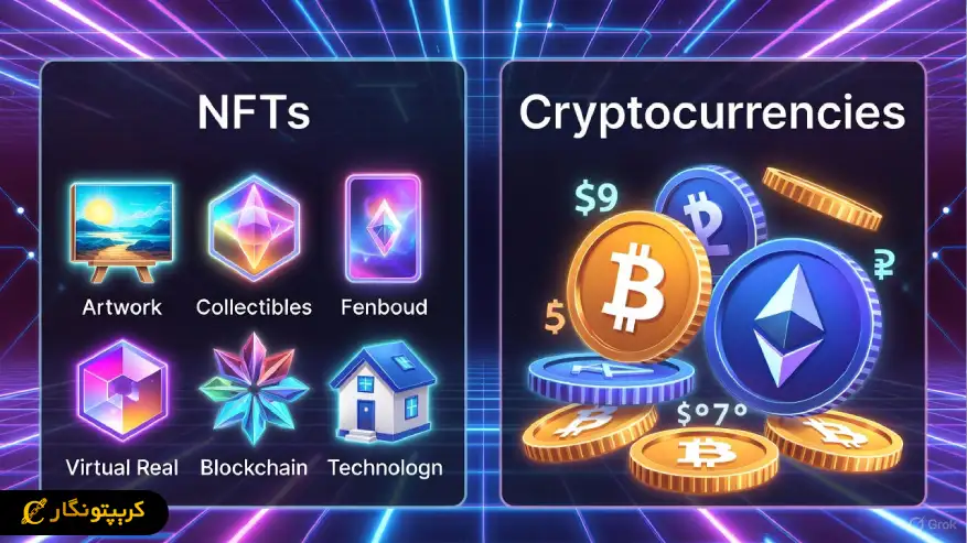 تفاوت در ساختار و کاربرد ان اف تی