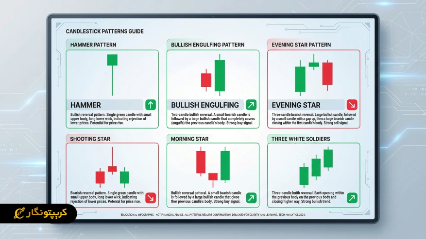 الگوهای پر کاربرد کندل استیک 