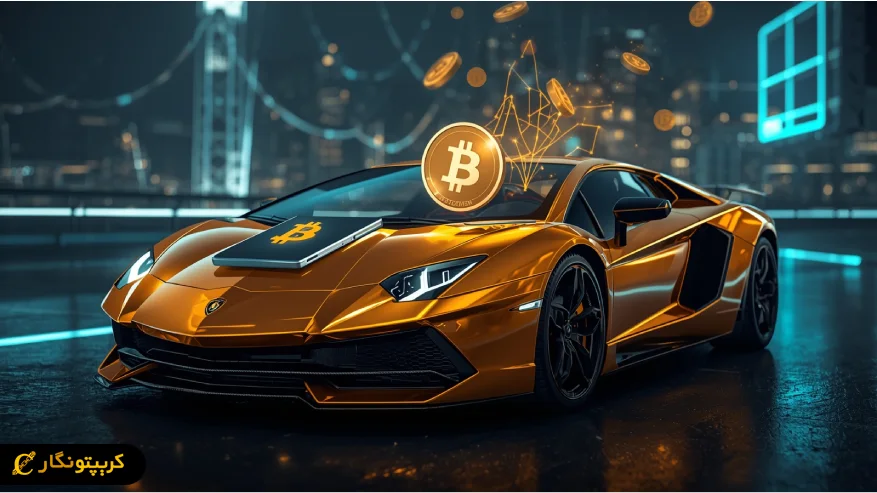 لامبورگینی با کیف پول بیت کوین وارد کریپتو شد