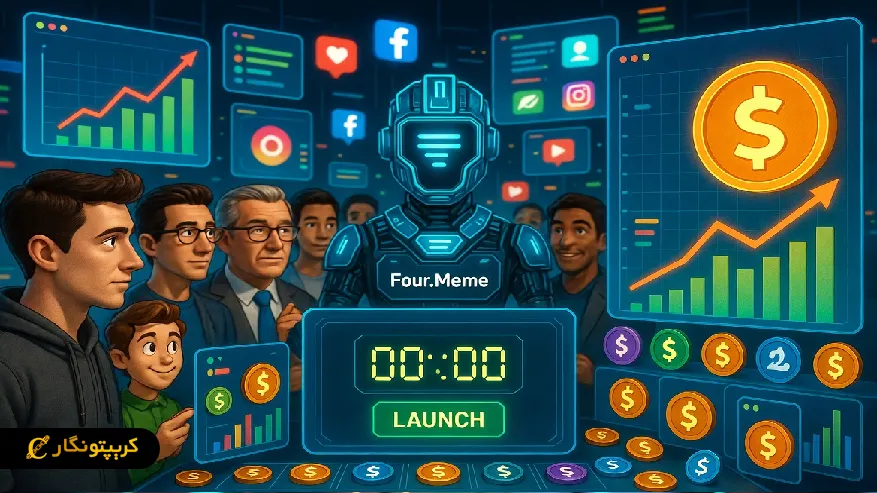نقش Four.Meme در رشد میم کوین