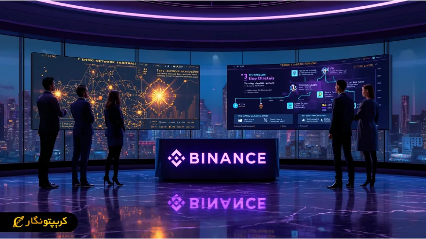  رونمایی بایننس از سیستم فهرست بندی و ارتقای شبکه LUNC