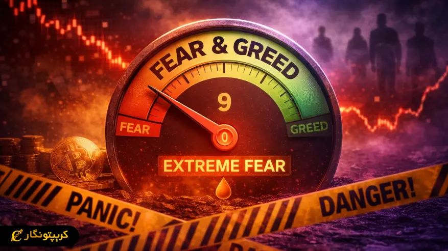 شاخص ترس و طمع کریپتو در کف تاریخی؛ 70 روز ترس شدید بازار را قفل کرد!