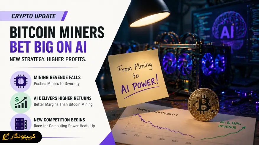ورود ماینرها به هوش مصنوعی - تغییر مسیر بزرگ در صنعت استخراج بیت کوین