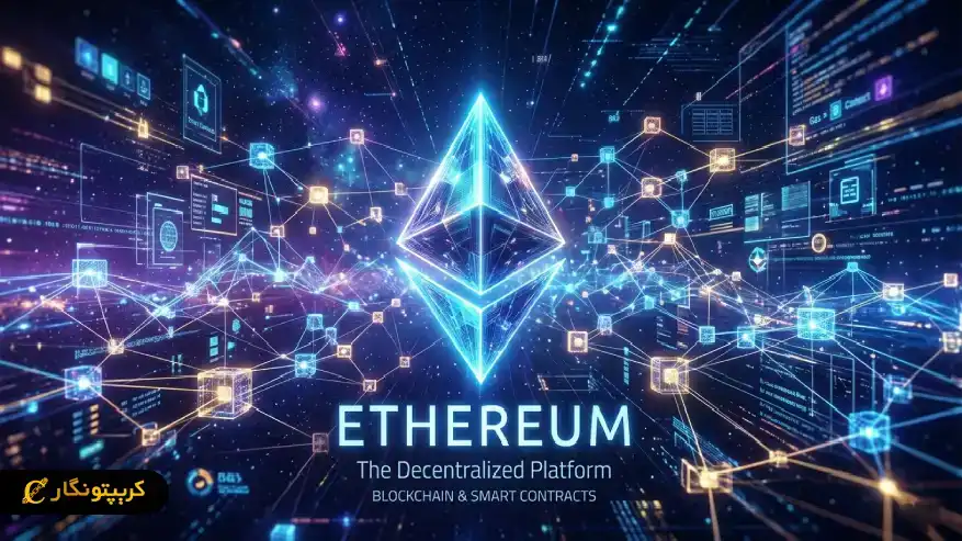 نماد ارز دیجیتال اتریوم