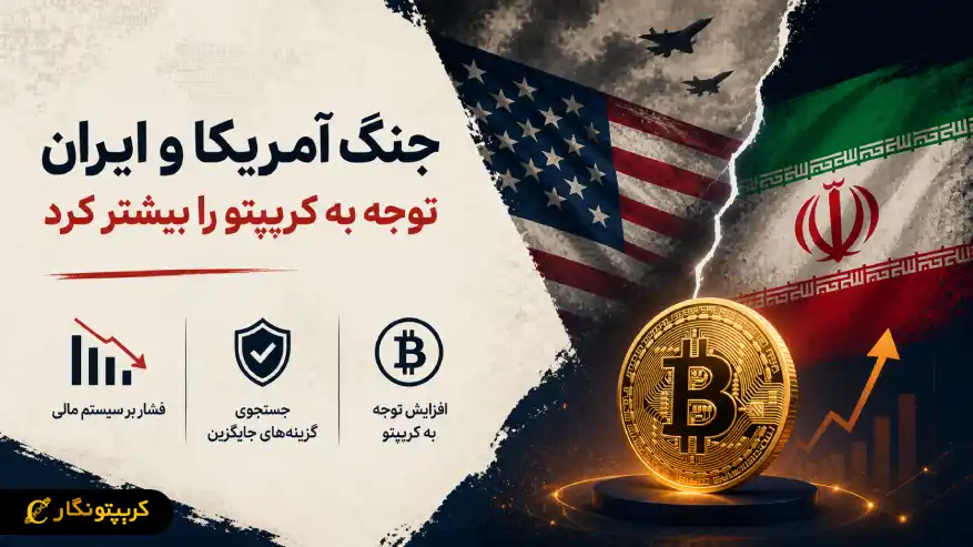 جنگ آمریکا و ایران به کریپتو رسید؛ افزایش فشار بر سیستم مالی