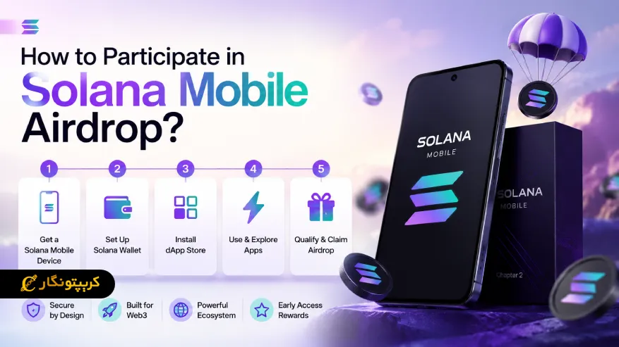 چگونه در ایردراپ Solana Mobile شرکت کنیم؟