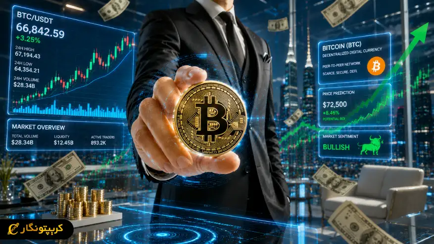 بیت کوین در مرز سقوط یا جهش بزرگ؟