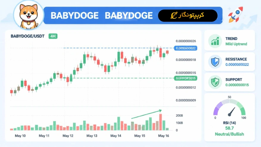 تحلیل بیبی دوج کوین ۱۱ خرداد ۱۴۰۵