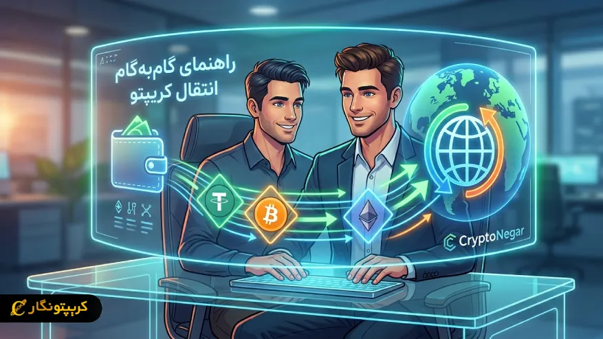 آموزش انتقال ارز دیجیتال به صرافی بین المللی