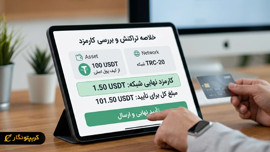بررسی کارمزد نهایی انتقال ارز دیجیتال