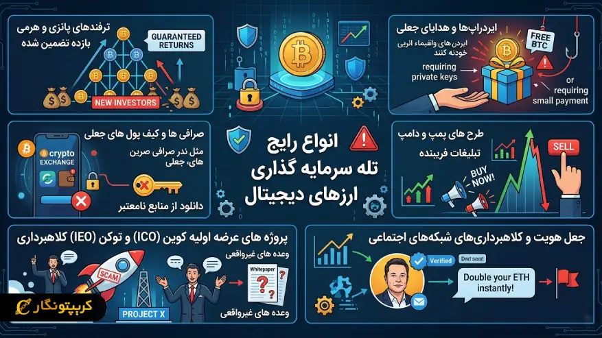 انواع رایج تله های سرمایه گذاری