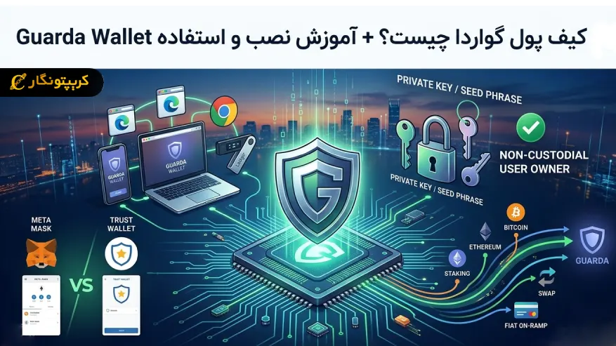 کیف پول گواردا چیست؟ آموزش نصب و استفاده از Guarda Wallet 