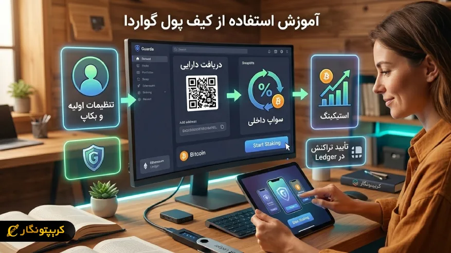 آموزش استفاده از کیف پول گواردا