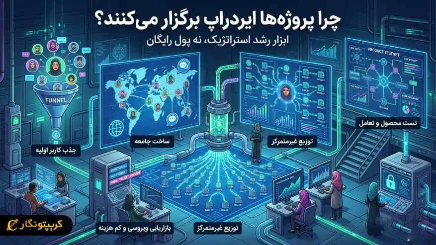 چرا پروژه ها ایردراپ برگزار میکنند؟