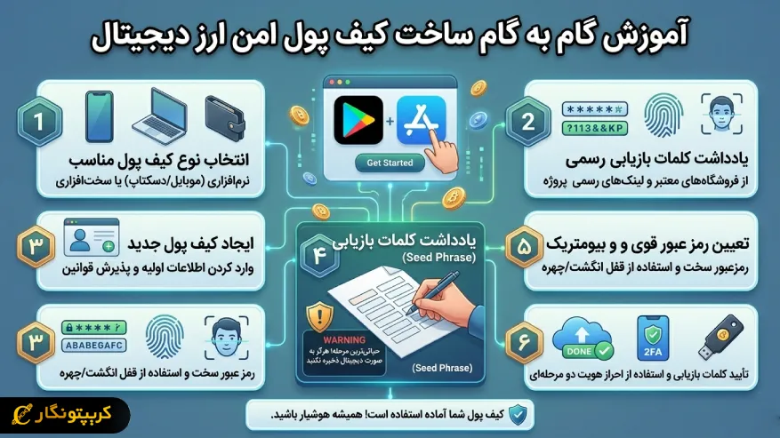 ساخت کیف پول مناسب
