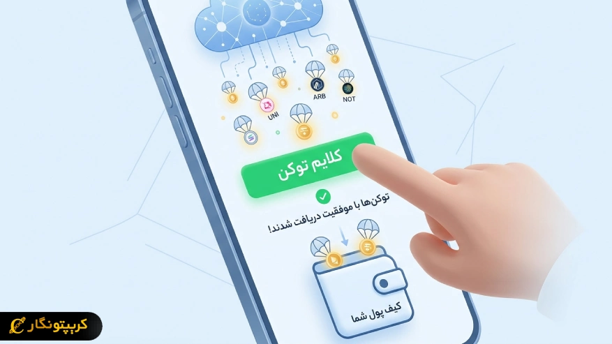 دریافت و Claim کردن توکن ها