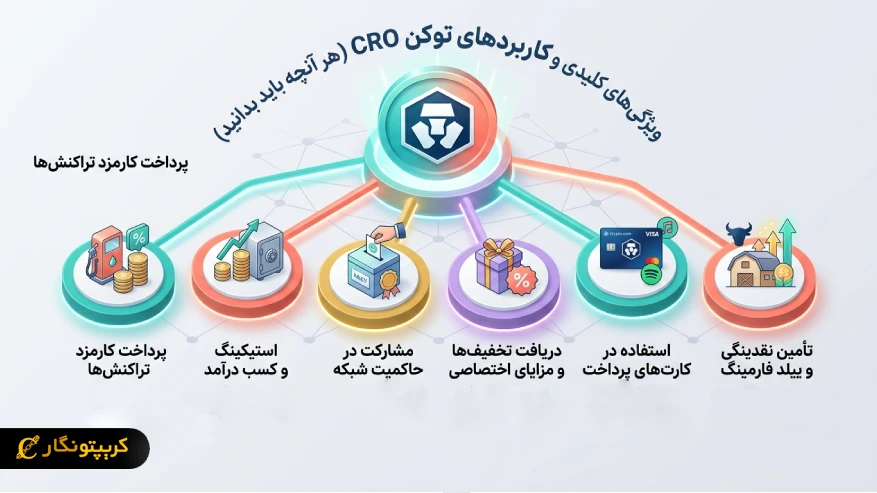 کاربرد توکن CRO