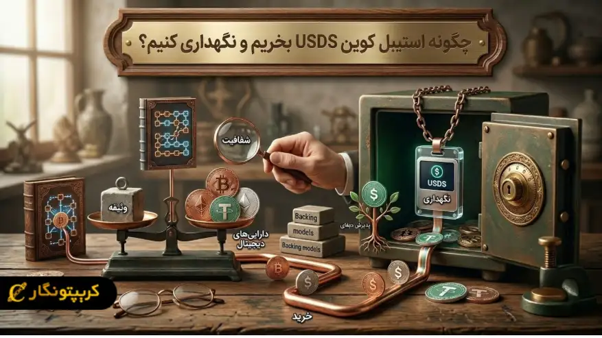 نحوه خرید و نگهداری استیبل کوین USDS