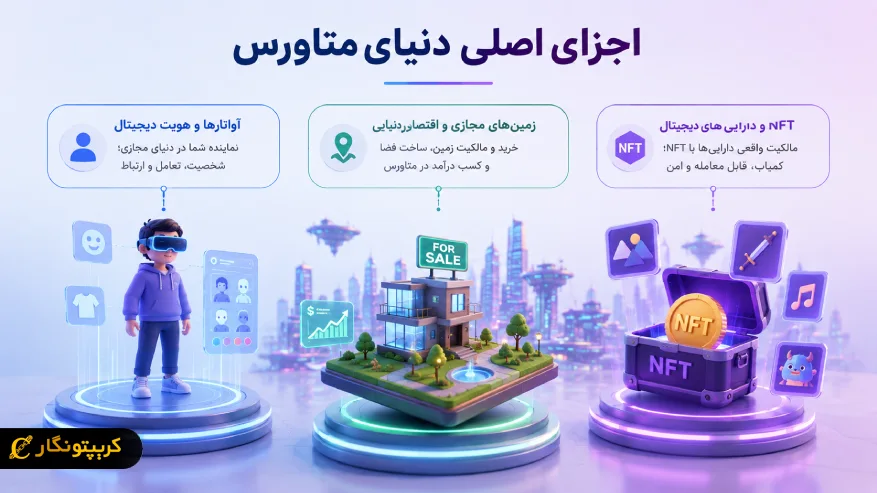 اجزای اصلی دنیای متاورس