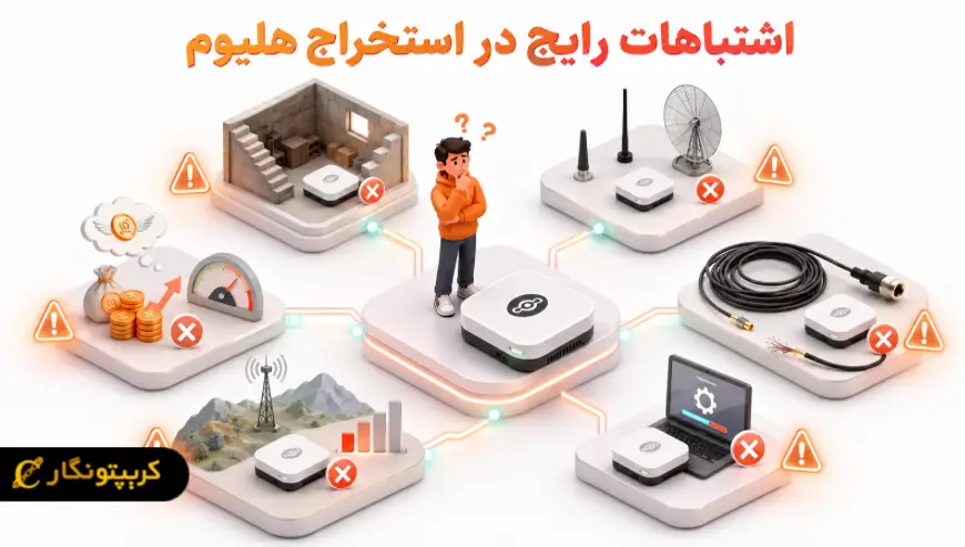 اشتباهات رایج در استخراج هلیوم