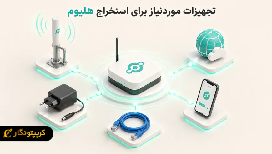 تجهیزات مورد نیاز برای استخراج هلیوم