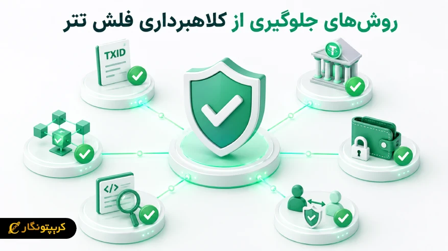 جلوگیری از کلاهبرداری فلش تتر