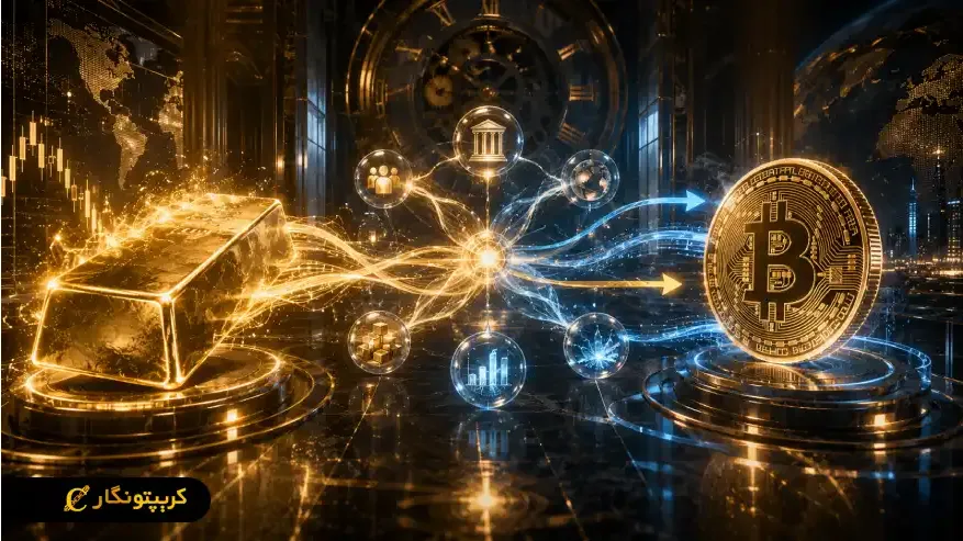 بررسی تاریخی همبستگی بیت کوین و طلا