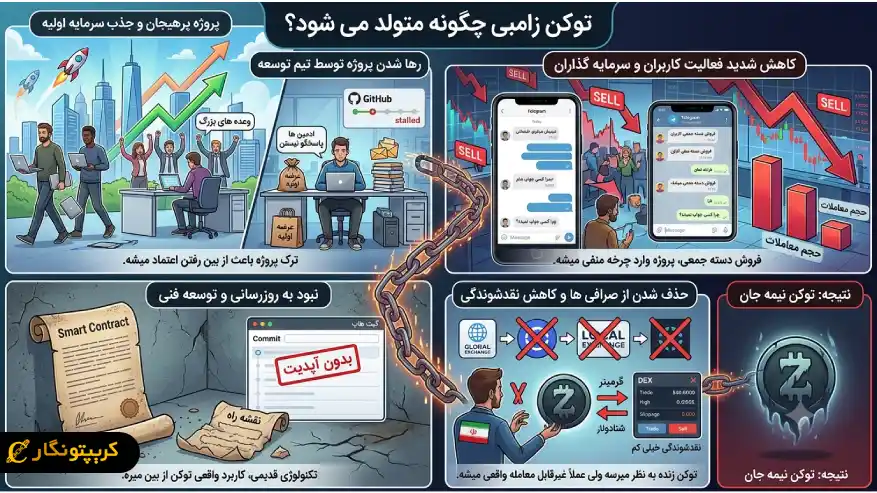 توکن زامبی چگونه متولد می شود