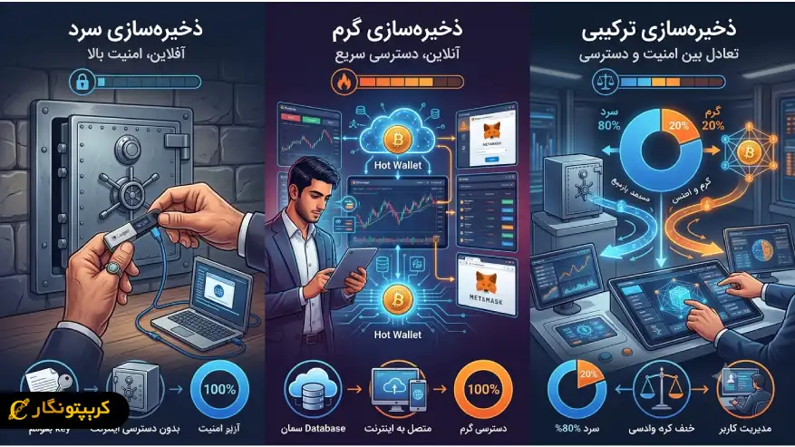 روش های نگهداری بیت کوین در Bitcoin Custody