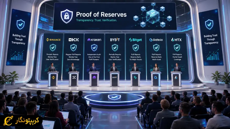 ارائه گزارش Proof of Reserves صرافی های معتبر