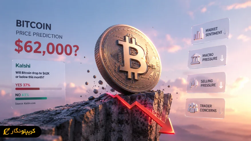 پیش بینی قیمت بیت کوین - آیا BTC تا ۶۲ هزار دلار ریزش می کند؟