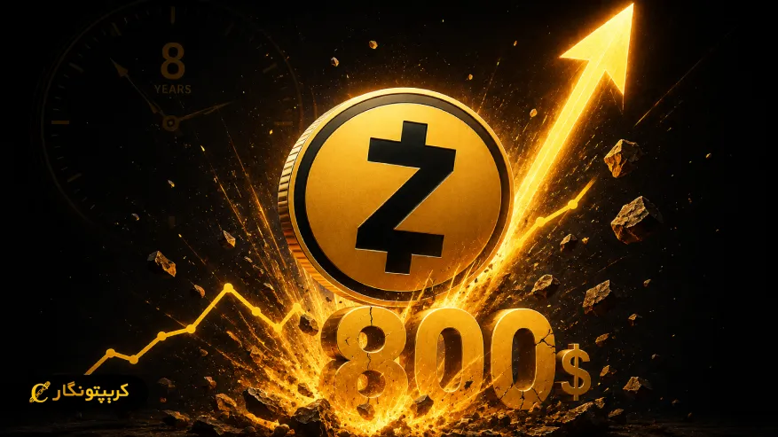 قیمت زی کش بعد از ۸ سال منفجر شد؛ ZEC از ۸۰۰ دلار عبور کرد