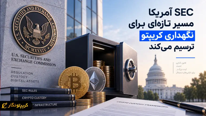 SEC آمریکا برای نگهداری کریپتو مسیر تازه ای ترسیم میکند